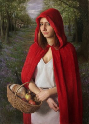 Amy as Red Riding Hood