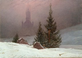 Winter Landscape, after Friedrich
